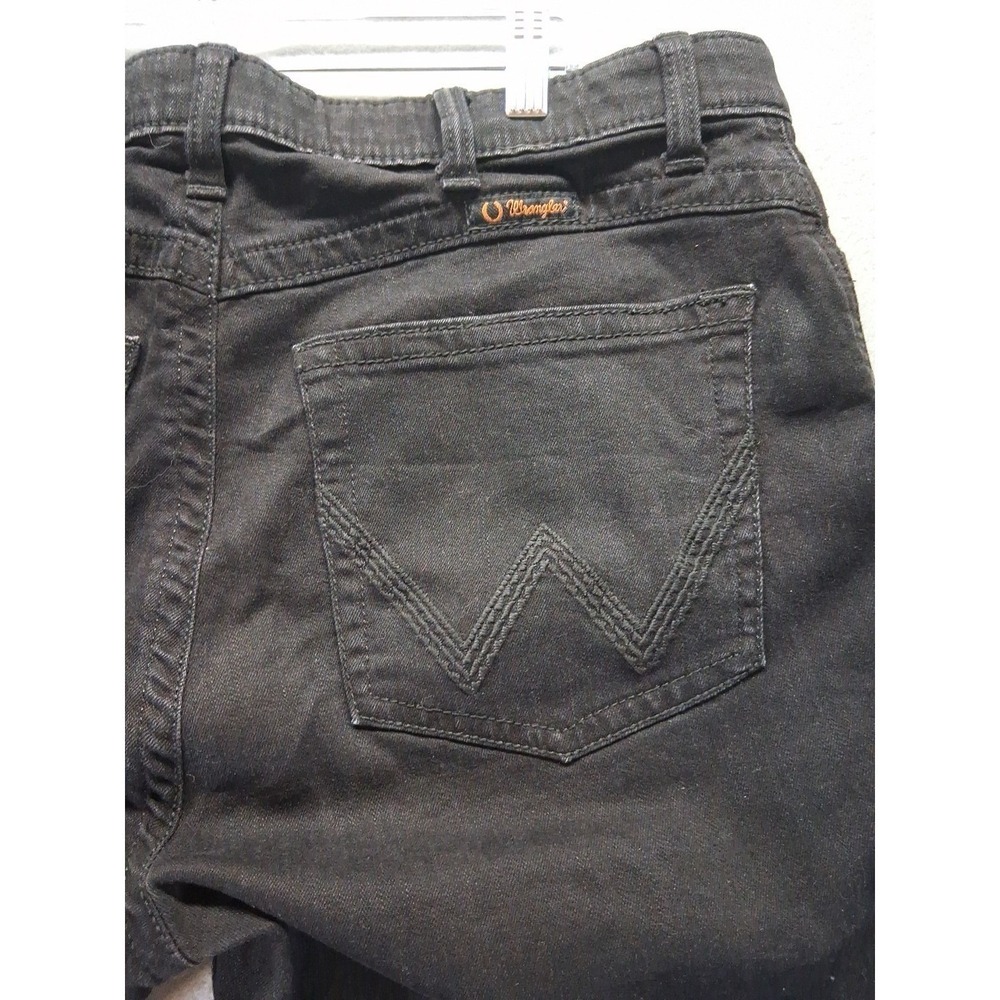 Wrangler Willow Ultimate Riding Jeans Black Bootcut 17x34 Womens Rodeo Cowgirl